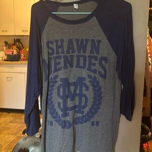 Shawn mendes baseball tee